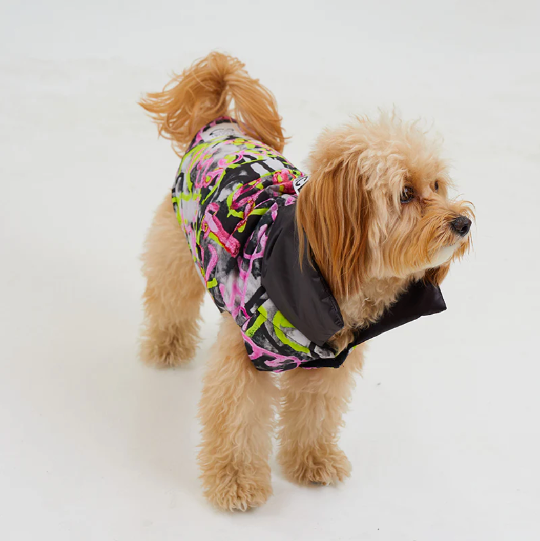 Graffiti Wasserdichte Pufferjacke